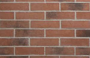 King Thin Brick Red with Black